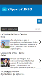 Mobile Screenshot of 24punto7.info