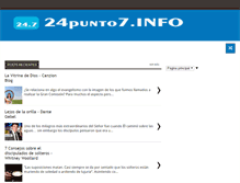 Tablet Screenshot of 24punto7.info